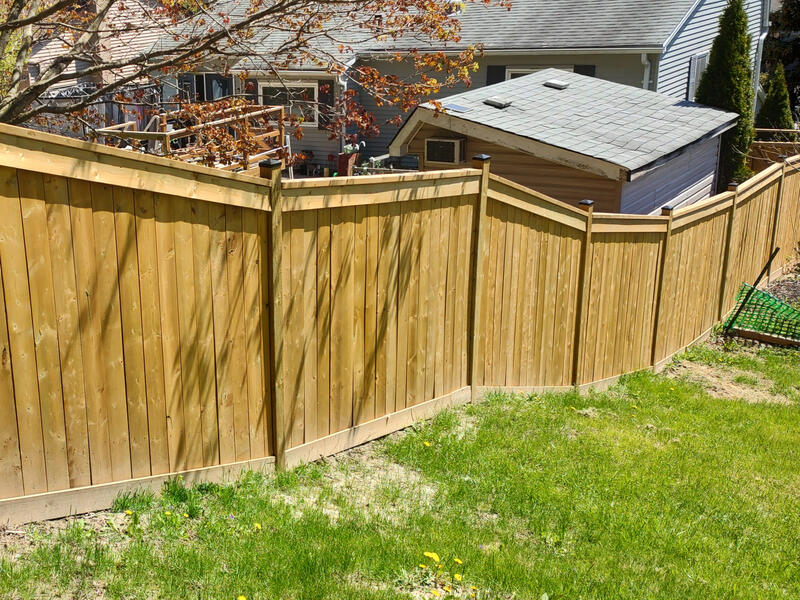 Fence in East Gwillimbury